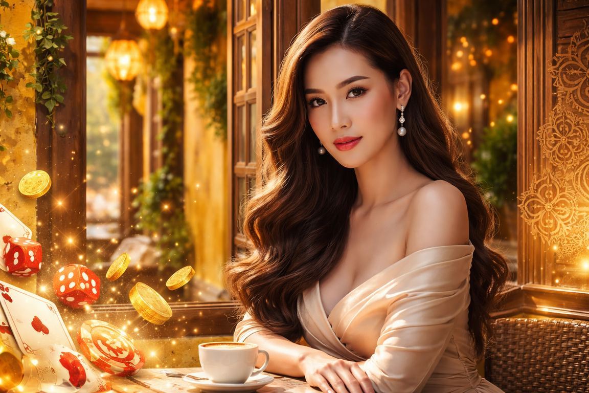 Khách hàng tại Hội An vừa uống cà phê vừa xem thông tin cược trực tuyến