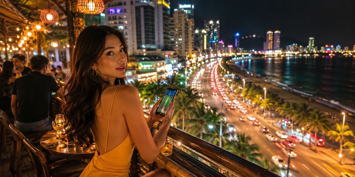 Người dùng cập nhật và sử dụng ứng dụng cá cược thể thao tại chợ đêm Nha Trang